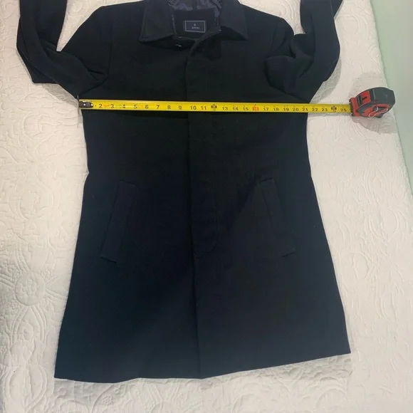 Sayki Men’s Wool Blend Jacket Coat Size Small Pre-Owned EUC - Picture 6 of 10